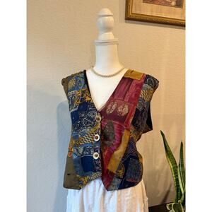 Vintage Patchwork Vest